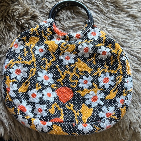 Vintage Floral Beaded Bag - Picture 6 of 10